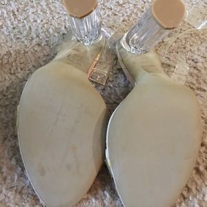 Simmi Shoes - Brand New Clear Nude Heels Sz 7 Simmi Shoes - Brand New Clear Nude Heels Sz 7